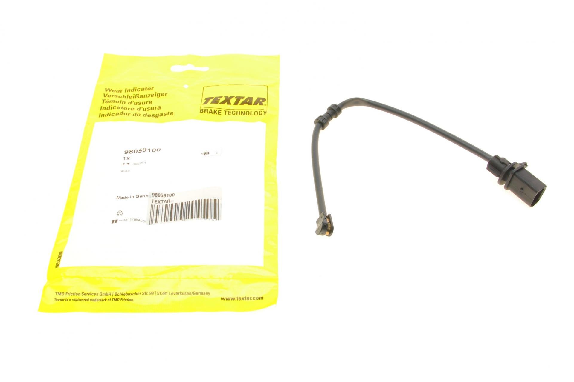 Датчик износа тормозных колодок передних Audi Q5 16- L L 309 мм (98059100)