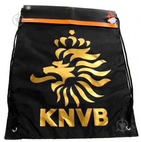 Спортивный рюкзак котомка KNVB Gymbag Черный (M21470002)