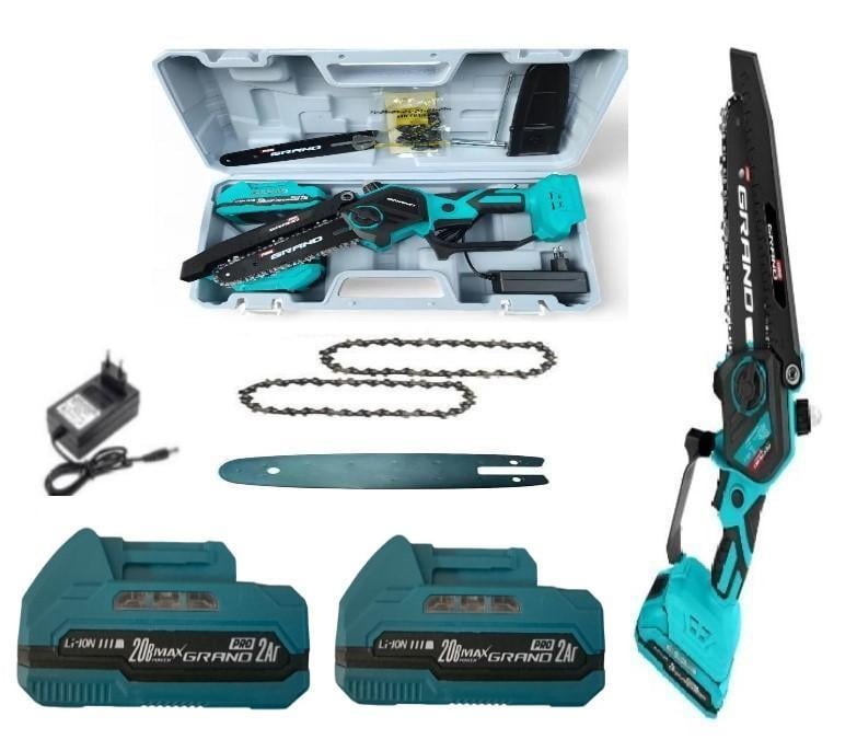 Пила цепная аккумуляторная Grand АПЦ-6/2-2 (29850258) - фото 3 Пила цепная аккумуляторная Grand АПЦ-6/2-2 (29850258) - фото 3