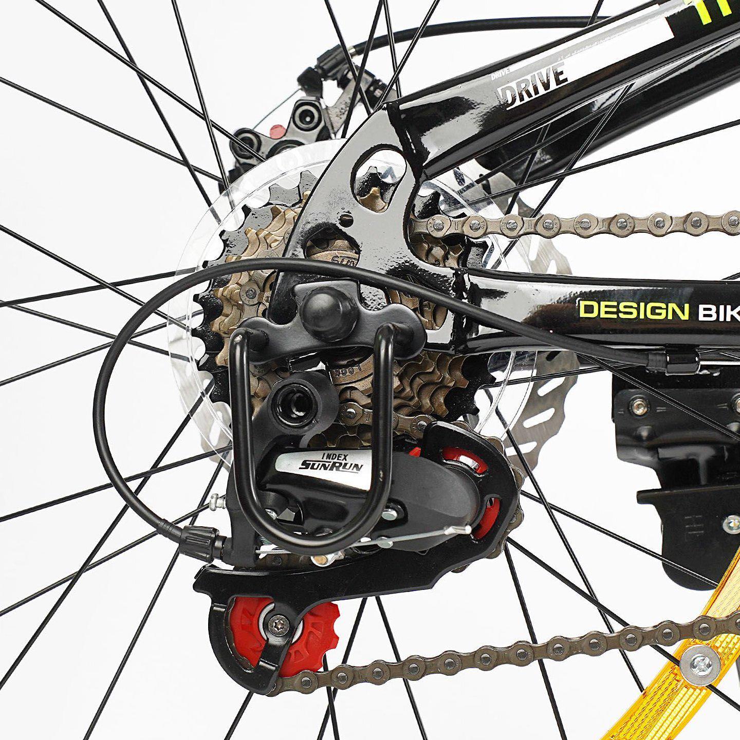 Велосипед горный подростковый Corso Patrol 24" Черный с желтым - фото 6 Велосипед горный подростковый Corso Patrol 24" Черный с желтым - фото 6