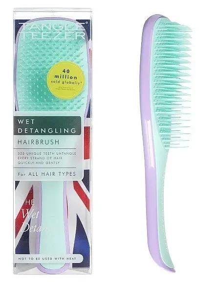 Расческа для волос Tangle Teezer The Wet Detangler Лиловый/Мятный (10979289) - фото 4