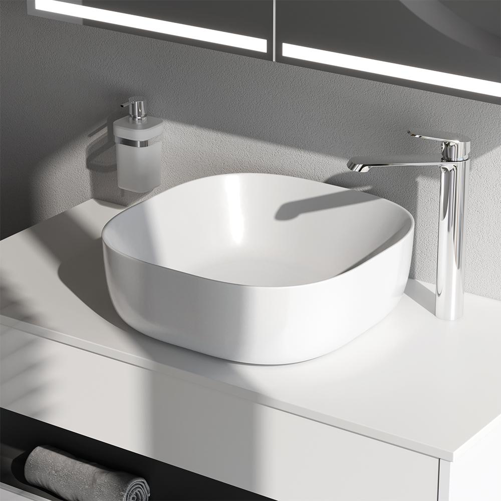 Умивальник накладний AM.PM Func MFAWCC30430WG 430x430x135 мм Білий (195778) - фото 4