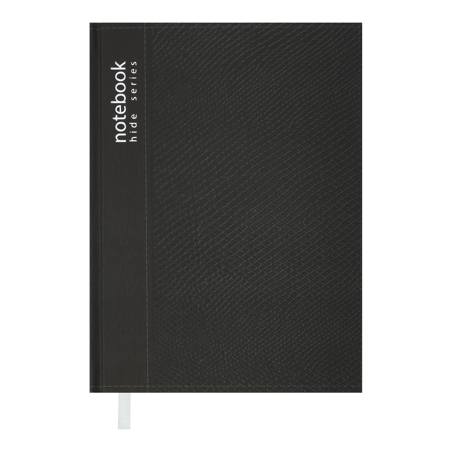 Дневник датированный Buromax Hide 2024 A5 336 стр. Черный (BM.2173-01)