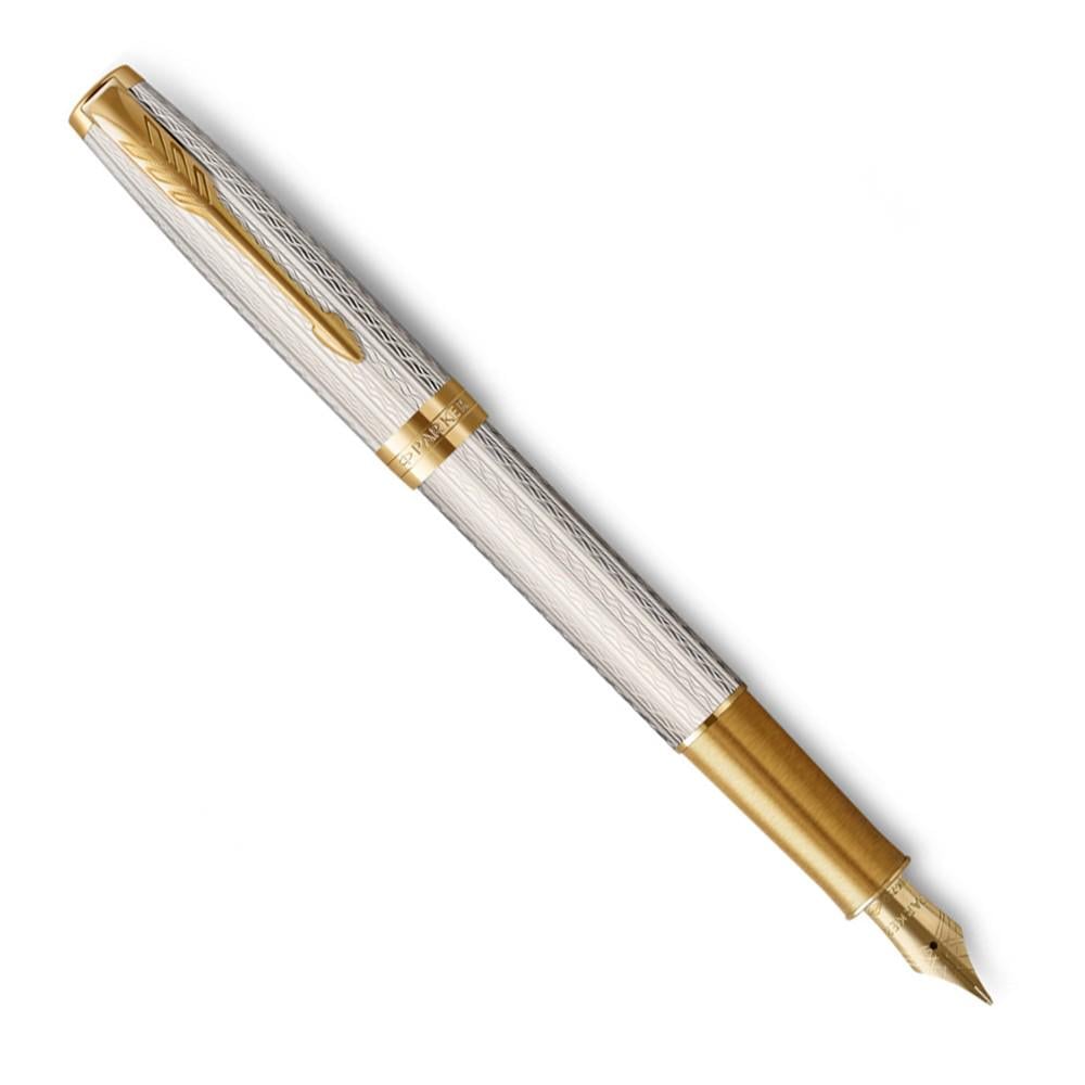 Перьевая ручка Parker SONNET 17 Silver Mistral
