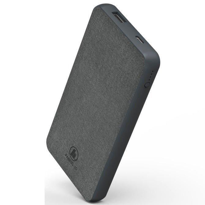 Портативное зарядное устройство Hama Fabric 10 10000 mAh Grey Портативное зарядное устройство Hama Fabric 10 10000 mAh Grey