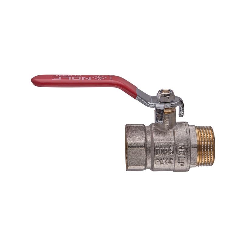 Кран шаровой Nolf classic NFC.621-10-1" FM ГШВ В/С ручка рычаг латунь Красный (OL-NF3140) - фото 2