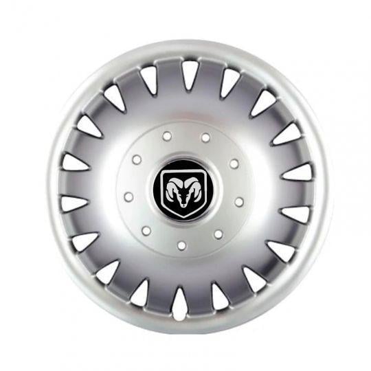 Автомобильные колпаки SKS 320 R15 с логотипом Dodge 4 шт. Серебристый