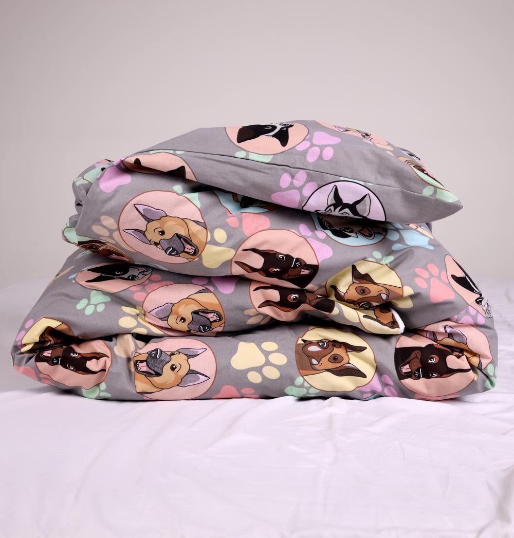 Пододеяльник Happy Dogs бязь 110х140 см (89101456)