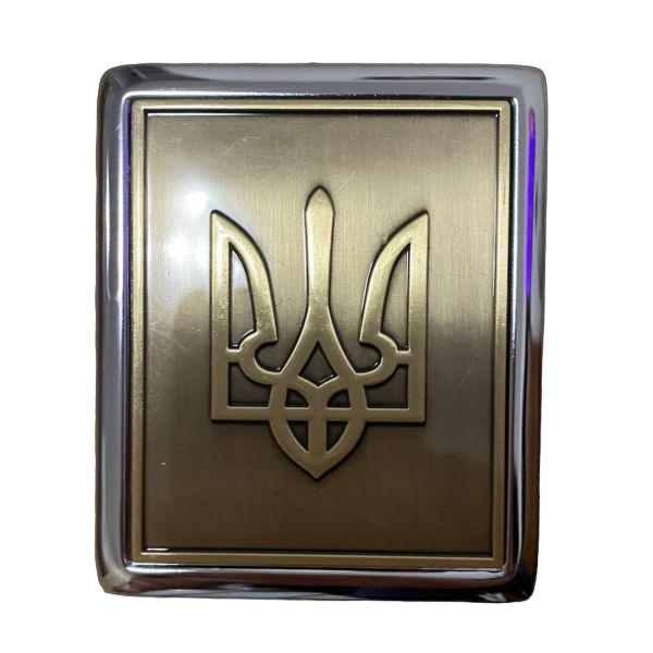 Портсигар на 20 сигарет Герб Украины Smoke (yh-1)