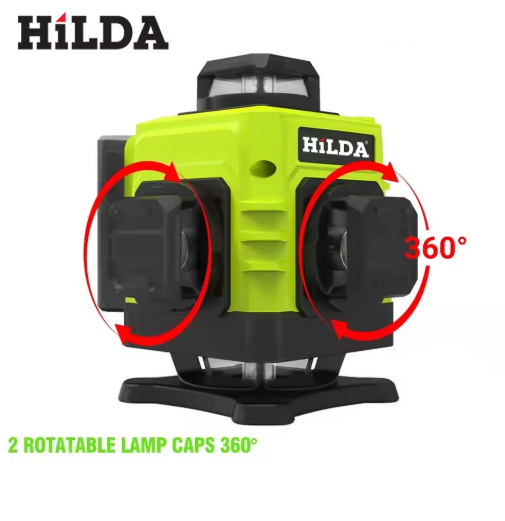 Лазерний рівень-нівелір Hilda 4D версія 2025 року зелений промінь 16 ліній - фото 2 Лазерний рівень-нівелір Hilda 4D версія 2025 року зелений промінь 16 ліній - фото 2