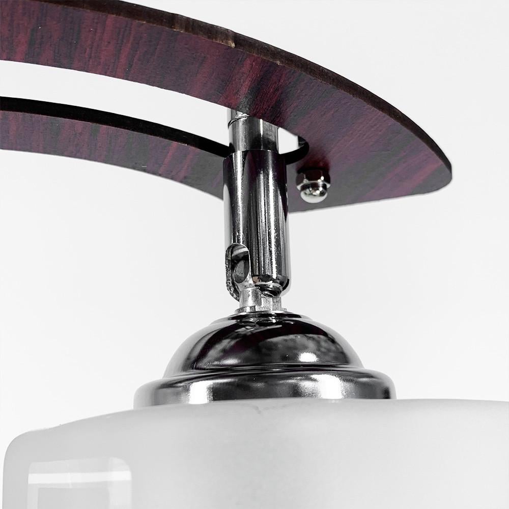 Світильник стельовий на 2 плафони Срібний (6032/2 CH) - фото 6