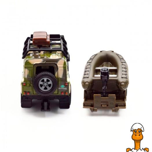 Игровой набор TechnoDrive Land rover defensaer с лодкой 3-10 лет (520191.270) - фото 8