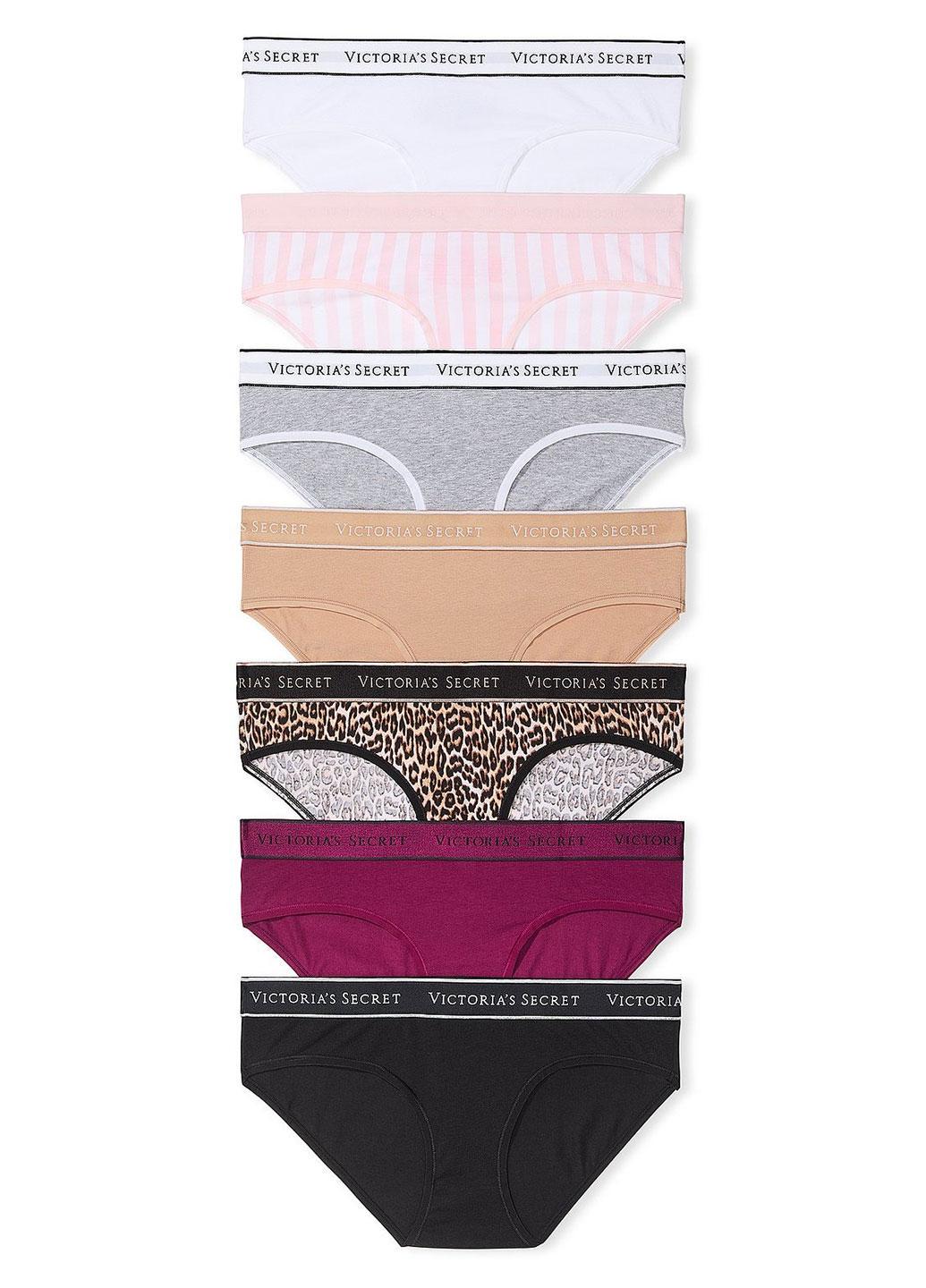 Набор трусиков Victoria's Secret XXL 7 шт. Разноцветный (14400420939QD7XXL)