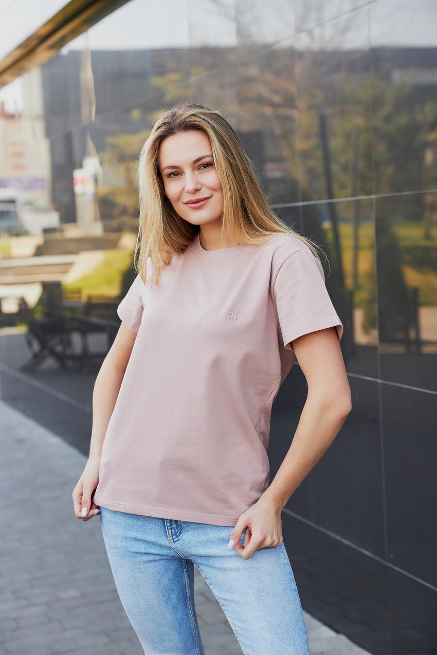 Футболка женская М178 XL Кофейный (910-1-63)