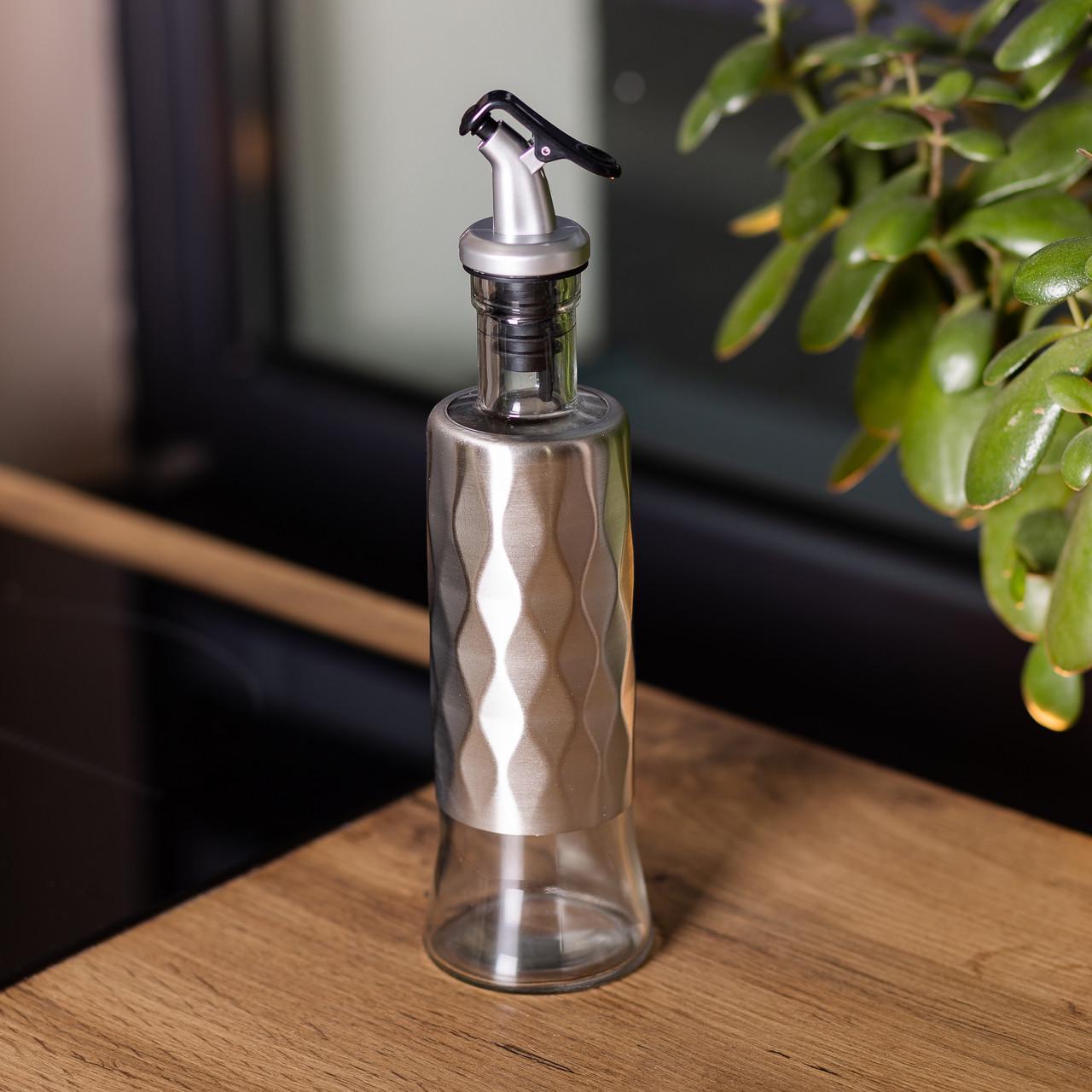 Пляшка для олії з дозатором скляна 300 мл (HP-1361) - фото 5 Пляшка для олії з дозатором скляна 300 мл (HP-1361) - фото 5