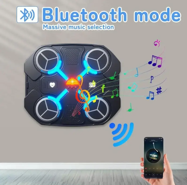 Тренажер боксерський розумний на стіну для дітей з музикою 32х27,5х3,5 см (Boks -3227) - фото 5