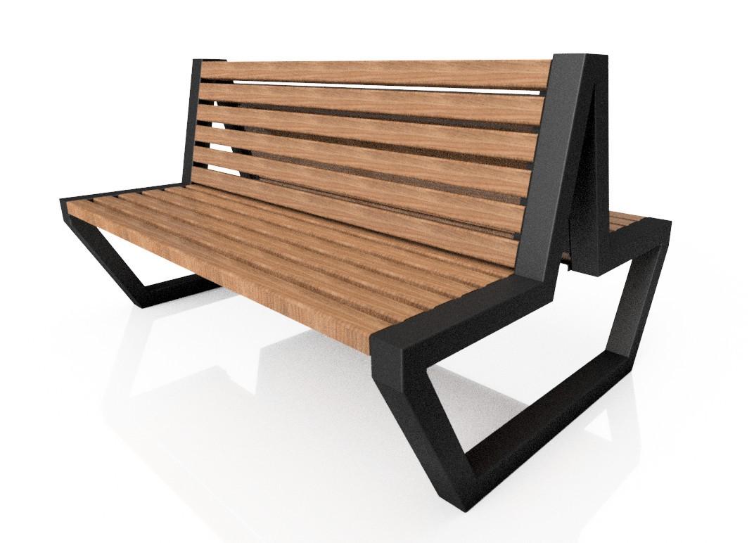 Скамейка двойная Loft Classic 1680х1150х870 мм (00024)