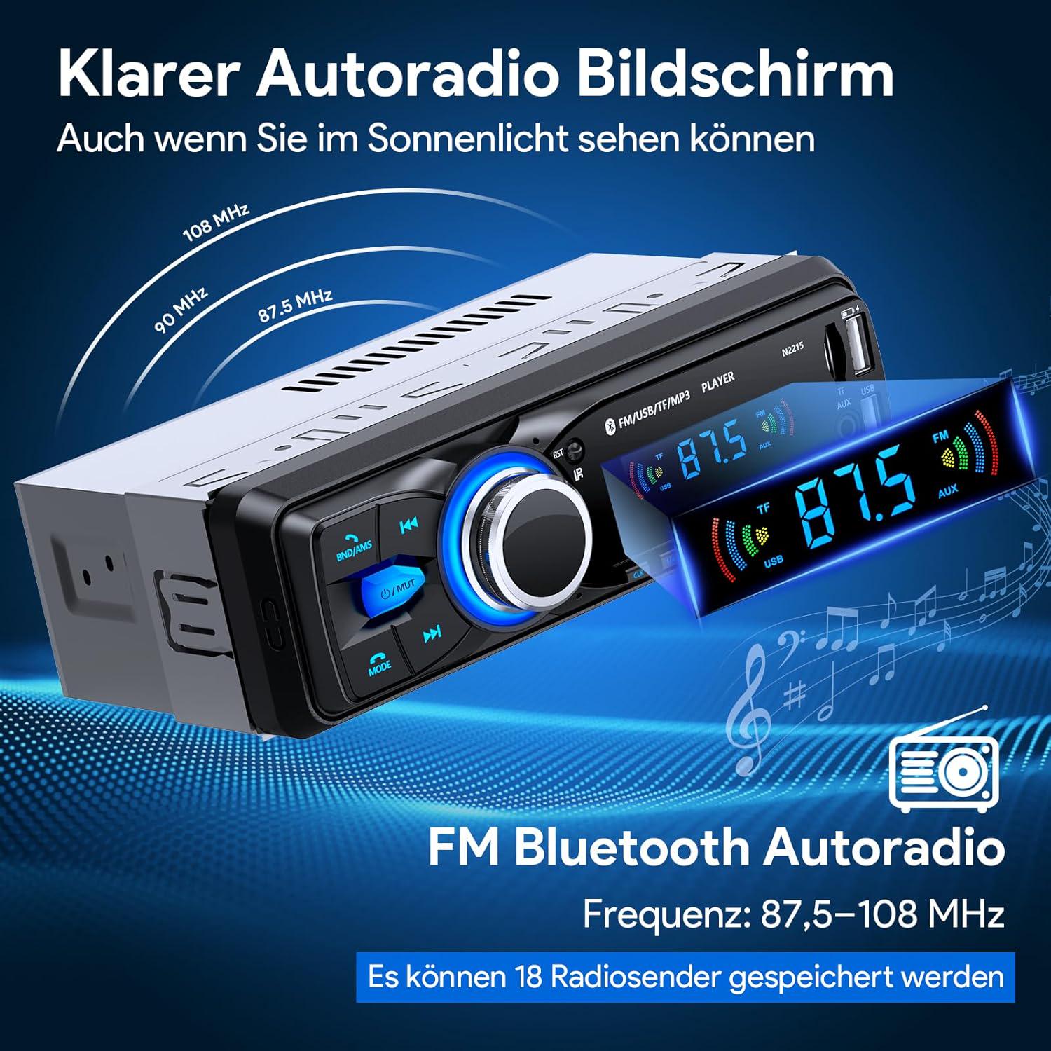 Автомагнитола 1DIN CENXINY Bluetooth FM MP3 2xUSB SD AUX - фото 6