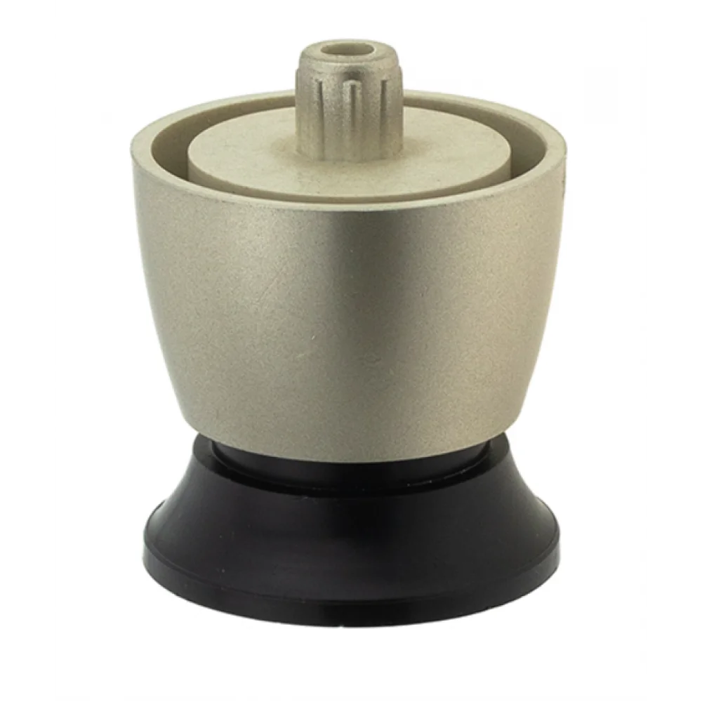 Меблева ніжка-опора Sigma регульована пластик 50 мм Чорний матовий сатин (MO0111)