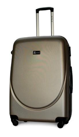 Валіза пластикова Fly 310 M на 4 колесах Бежевий (CEKRBFL310MS4BEE) - фото 3