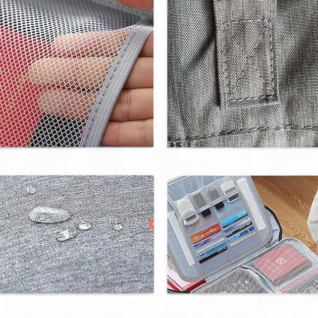 Сумка-органайзер для документів з кодовим замком 35х26х10 см - фото 7 Сумка-органайзер для документів з кодовим замком 35х26х10 см - фото 7