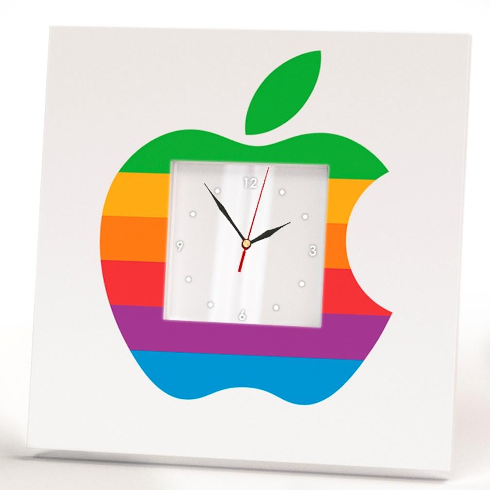 Часы Логотип Apple 260x260 мм (C03372)