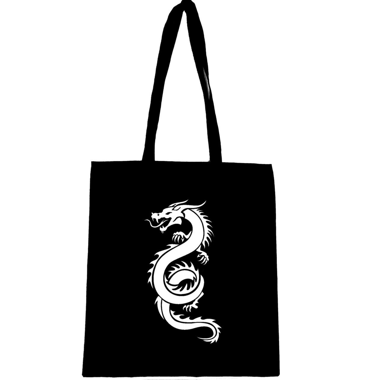 Эко-сумка с принтом Дракон (339) Эко-сумка с принтом Дракон (339)
