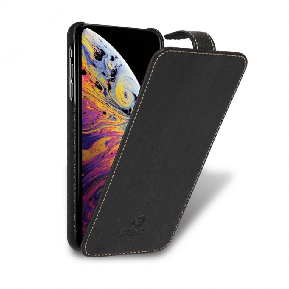 Чехол флип Stenk Premium для Apple iPhone Xs Max Черный (64268)