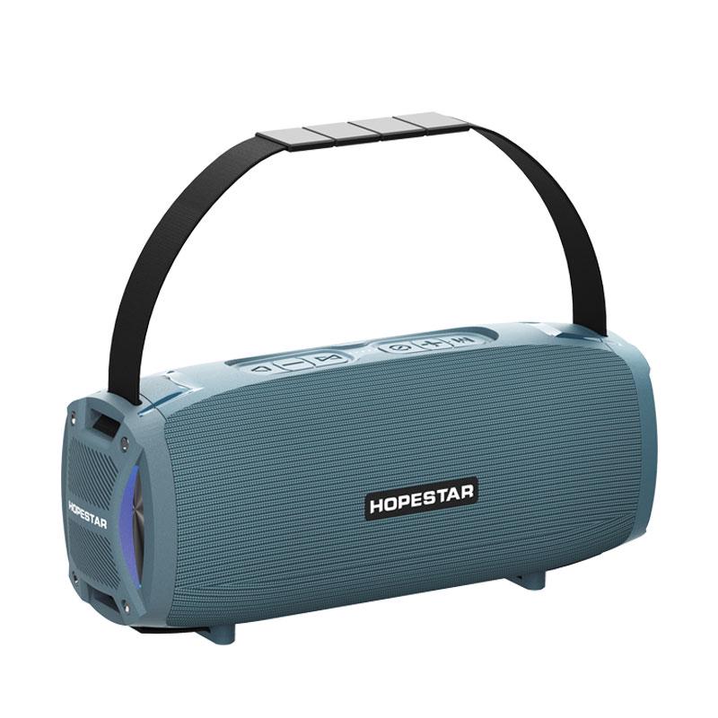 Портативна бездротова колонка Bluetooth Hopestar H24 Pro Блакитний