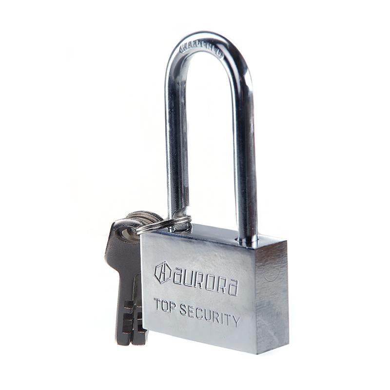Замок навесной Aurora Extra длинная дужка 35x26x15 мм дисковый финский ключ (840035)