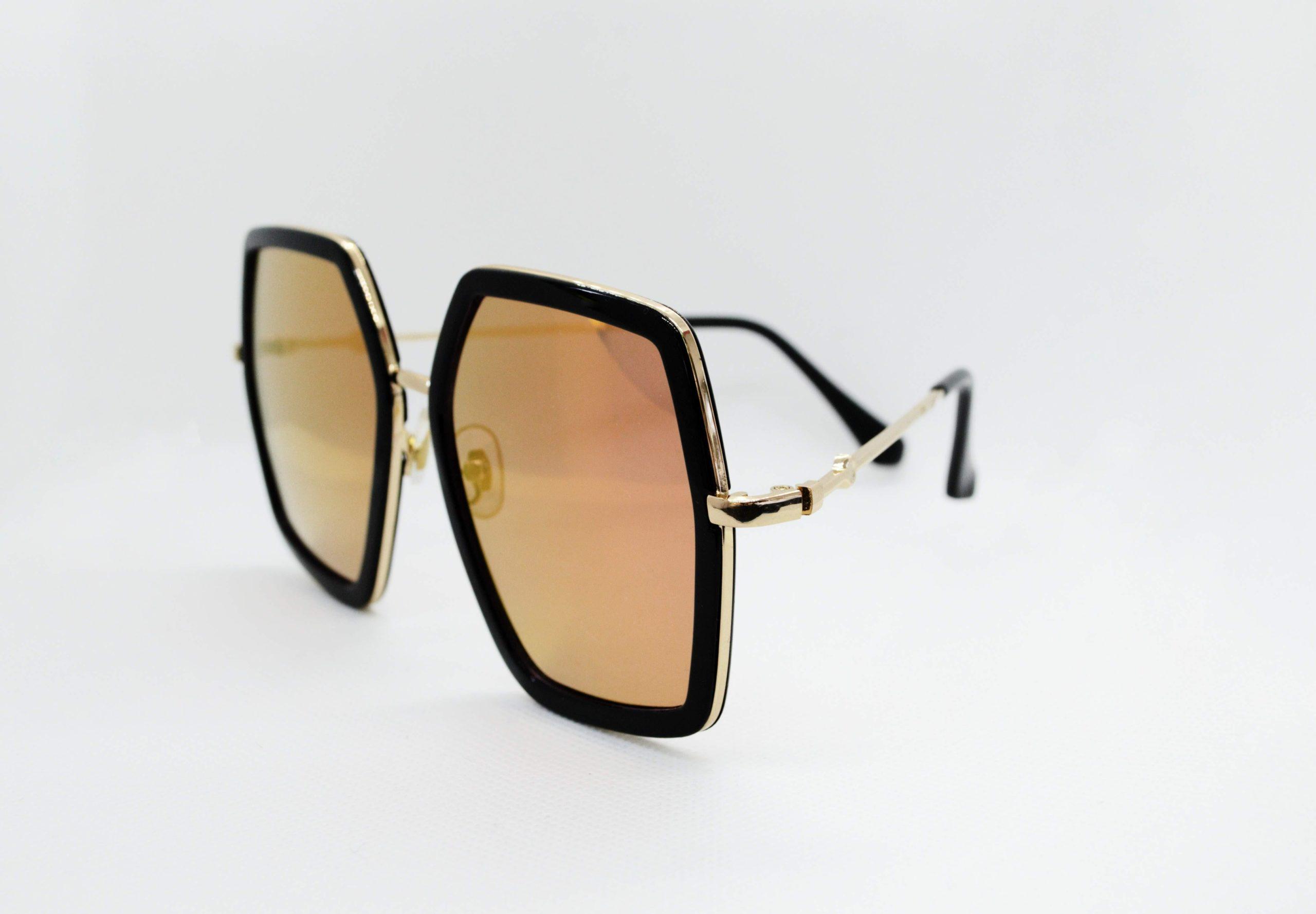 Очки женские солнцезащитные квадратные Розовый (А-13) - фото 2