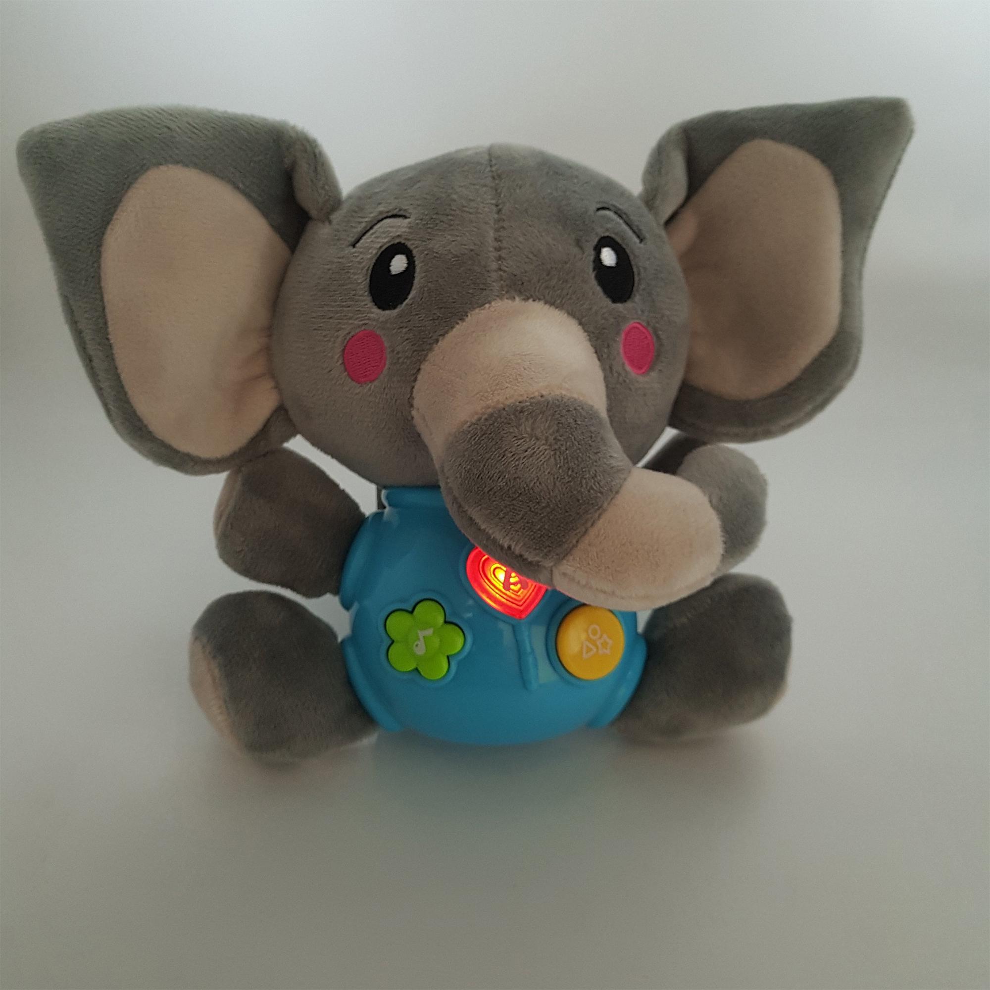 Брязкальце музичне TK Union Group слоник з підсвічуванням 17 см (108758s) - фото 2 Брязкальце музичне TK Union Group слоник з підсвічуванням 17 см (108758s) - фото 2