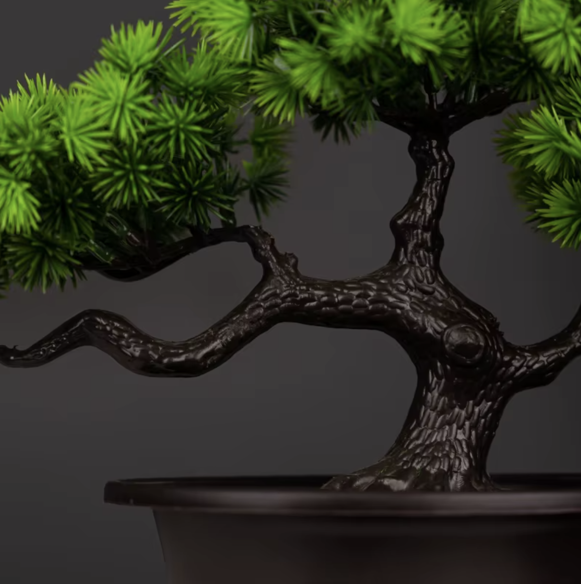 Бонсай Сосновое дерево Искусственная композиция в горшке Pine Bonsai 36x22 см Зеленый (MK001053) - фото 3 Бонсай Сосновое дерево Искусственная композиция в горшке Pine Bonsai 36x22 см Зеленый (MK001053) - фото 3