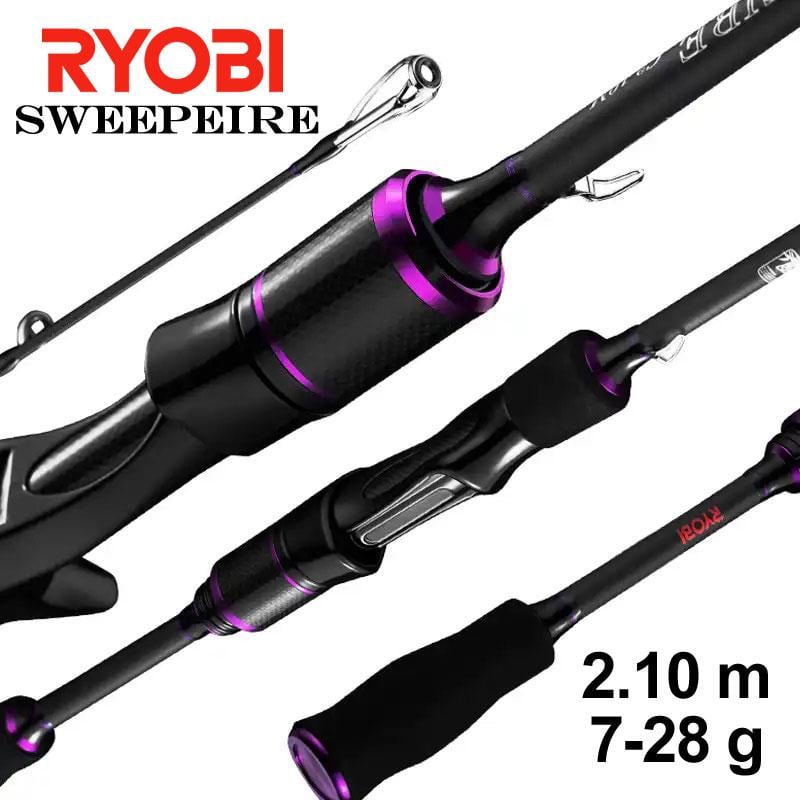 Спиннинг Ryobi Sweepeire 4 Section Hi-Carbon 2,1 м 7-28 г (13798833) - фото 8