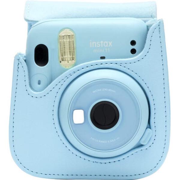 Комплект Камера моментальной печати Fujifilm Instax Mini 11 Blue + Чехол + Фотопленка 10 шт.