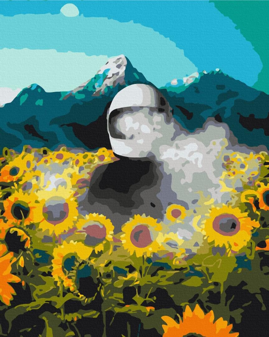 Картина по номерам Brushme Космическая земля 48x60 см (BS39944L)