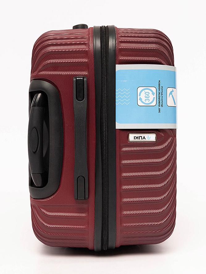 Валіза жіноча L Бордовий (ЦБ-00197815) - фото 7 Валіза жіноча L Бордовий (ЦБ-00197815) - фото 7