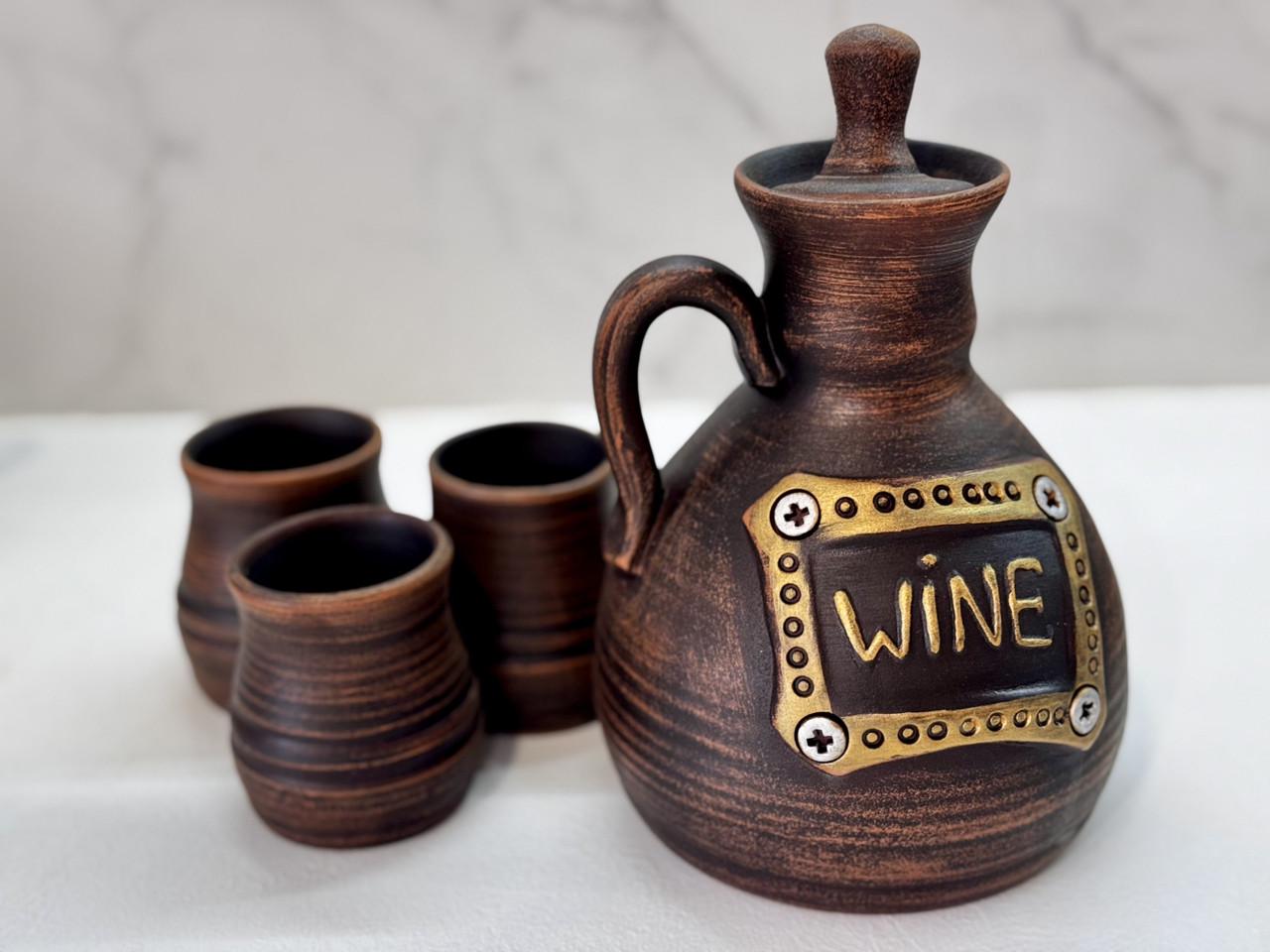 Набір винний штоф 700 мл і келихи 100 мл (2632728080) - фото 8