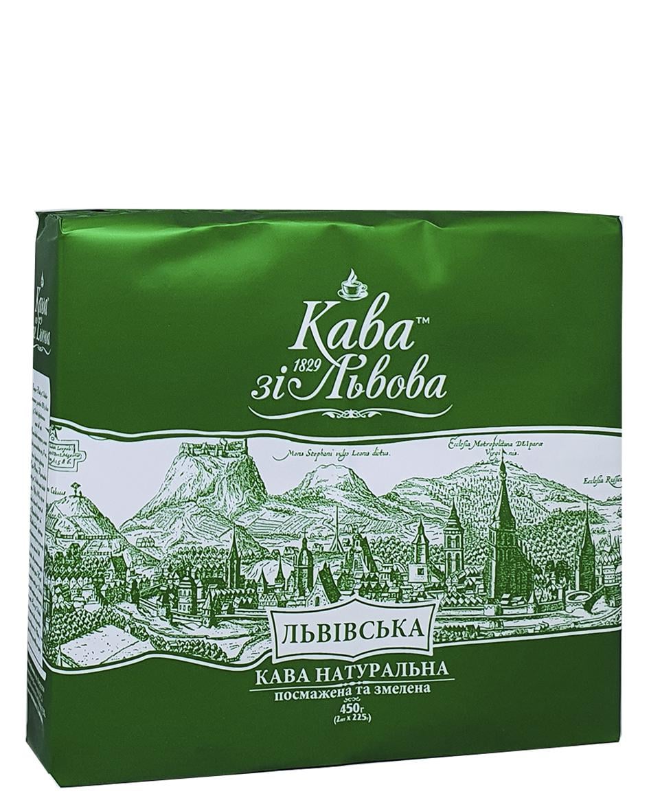 Кава Кава зі Львова Львівська мелена 2х225 г (52642)