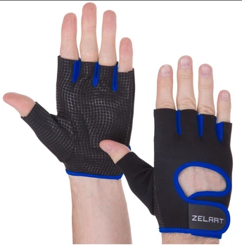 Рукавички спортивні унісекс для фітнесу XS (893)