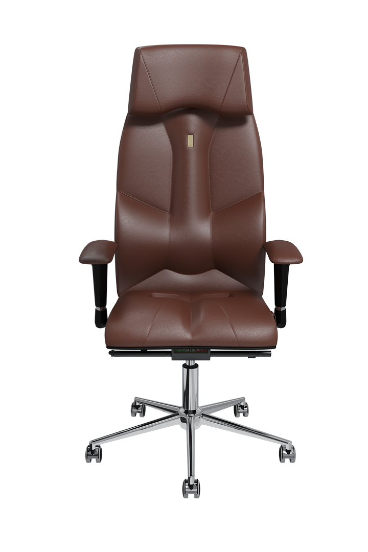 Крісло ергономічне Kulik System Business Шоколадний (Id 0607)