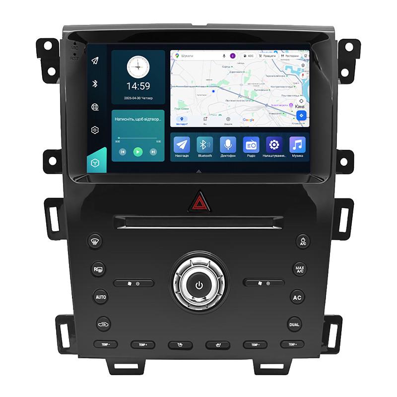 Автомагнитола штатная Lesko совместима с Ford Edge I Рестайлинг 2010-2014г 9" 4/32Gb 4G Wi-Fi GPS Top (34764075)