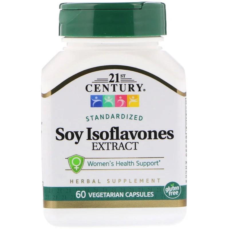 Натуральная добавка 21st Century Soy Isoflavones Extract Standardized 60 капсул