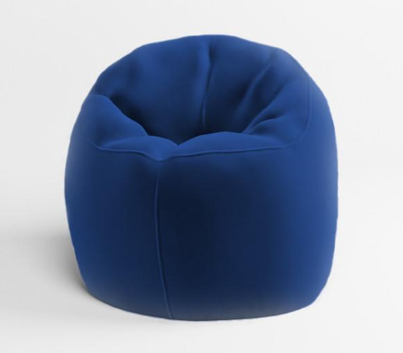 Кресло-мешок SkyPuff Облако Florida велюр 100 см Dark Blue (10001119)