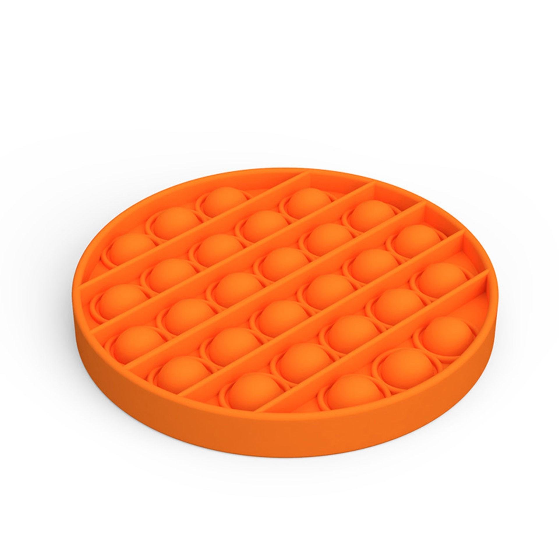 Игрушка антистресс Sibelly Pop It Mono Circle Orange - фото 2