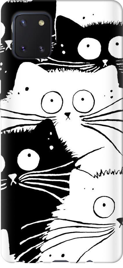 Чехол на Samsung Galaxy Note 10 Lite Коты v2 (3565m-1872-42517)