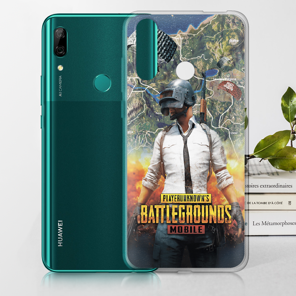 Чехол Boxface Huawei P Smart Z PUBG Mobile Прозрачный силикон (37381-up2309-37381) - фото 2