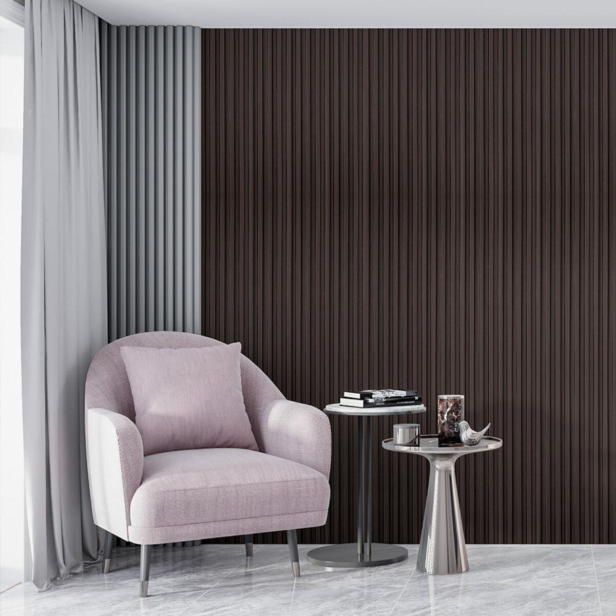 Рельс декоративный WPC стеновой 3000х160х23 мм Венге (SW-00001537) - фото 8 Рельс декоративный WPC стеновой 3000х160х23 мм Венге (SW-00001537) - фото 8