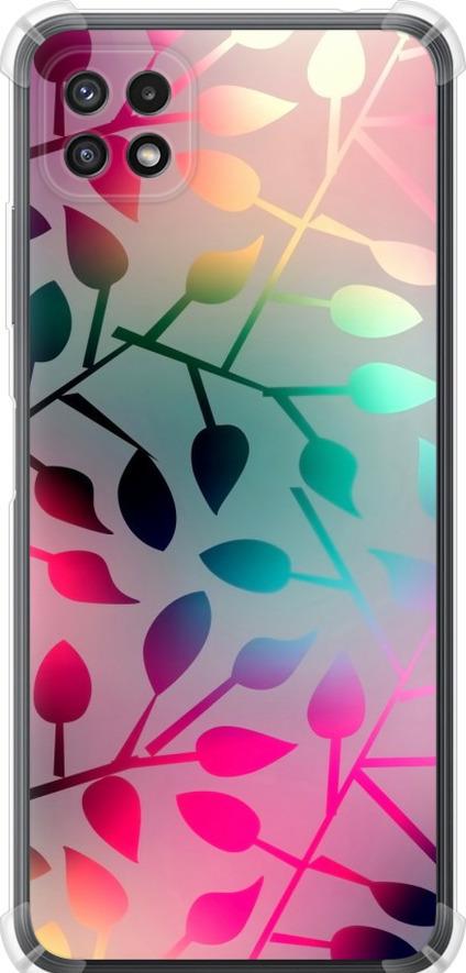 Чехол на Samsung Galaxy A22 5G A226B Листья (2235sp-2581-42517)
