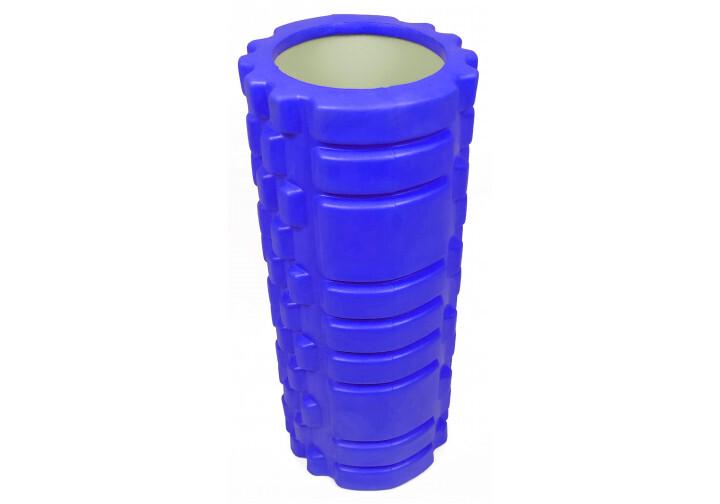 Массажный ролик EasyFit Grid Roller 33 см v.1.1 Синий (EF-2020-Bl) - фото 3